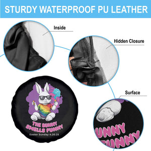 Happy 420 Easter Spare Tire Cover The Bunny Smells Funny TS02 Print Your Wear