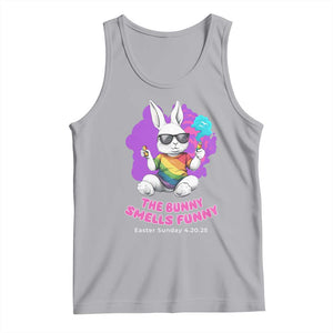 Happy 420 Easter Tank Top The Bunny Smells Funny TS02 Athletic Heather Print Your Wear