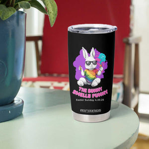 Happy 420 Easter Tumbler Cup The Bunny Smells Funny TS02 Print Your Wear