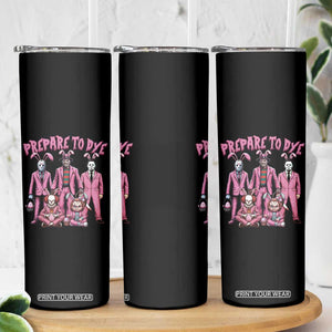Prepare to Groovy Dye Funny Bunny Easter Skinny Tumbler Horror Dyeing Eggs TS02 Print Your Wear