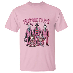 Prepare to Groovy Dye Funny Bunny Easter T Shirt Horror Dyeing Eggs TS02 Light Pink Print Your Wear