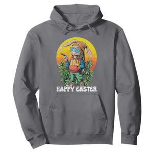 Happy 420 Easter Hoodie Funny Bunny Smoking Weed TS02 Charcoal Print Your Wear