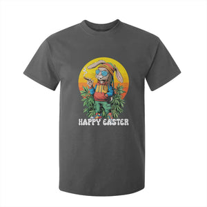 Happy 420 Easter T Shirt For Kid Funny Bunny Smoking Weed TS02 Dark Heather Print Your Wear