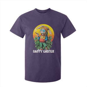 Happy 420 Easter T Shirt For Kid Funny Bunny Smoking Weed TS02 Purple Print Your Wear