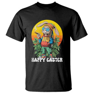 Happy 420 Easter T Shirt Funny Bunny Smoking Weed TS02 Black Print Your Wear