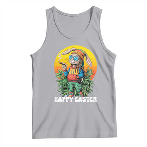 Happy 420 Easter Tank Top Funny Bunny Smoking Weed TS02 Athletic Heather Print Your Wear