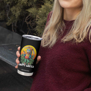 Happy 420 Easter Tumbler Cup Funny Bunny Smoking Weed TS02 Print Your Wear