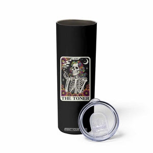 Skeleton 420 Cannabis Skinny Tumbler Tarot Card The Stoner Weed Lover TS02 Print Your Wear