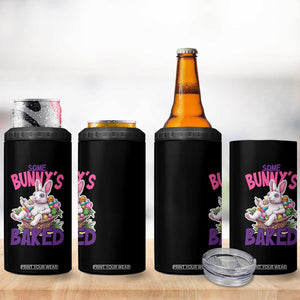 Happy 420 Easter 4 in 1 Can Cooler Tumbler Bunny Funny Weed Smoking Rabbit Cannabis 4/20 Day TS02 Print Your Wear