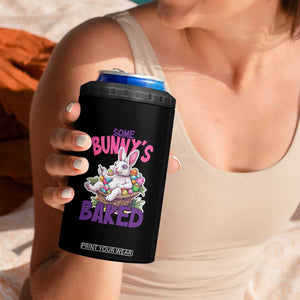 Happy 420 Easter 4 in 1 Can Cooler Tumbler Bunny Funny Weed Smoking Rabbit Cannabis 4/20 Day TS02 Print Your Wear