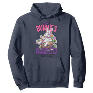 Happy 420 Easter Hoodie Bunny Funny Weed Smoking Rabbit Cannabis 4/20 Day TS02 Navy Print Your Wear