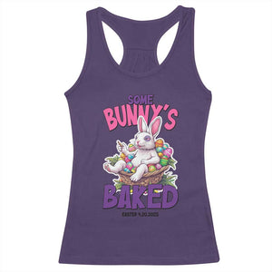 Happy 420 Easter Racerback Tank Top Bunny Funny Weed Smoking Rabbit Cannabis 4/20 Day TS02 Purple Print Your Wear