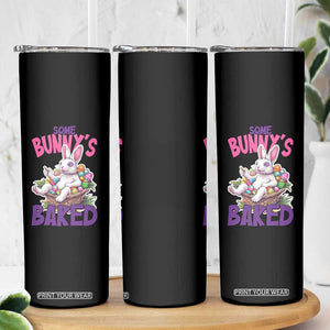 Happy 420 Easter Skinny Tumbler Bunny Funny Weed Smoking Rabbit Cannabis 4/20 Day TS02 Print Your Wear