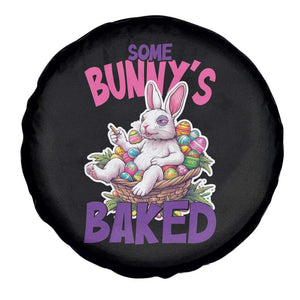 Happy 420 Easter Spare Tire Cover Bunny Funny Weed Smoking Rabbit Cannabis 4/20 Day TS02 Print Your Wear