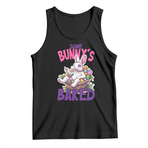 Happy 420 Easter Tank Top Bunny Funny Weed Smoking Rabbit Cannabis 4/20 Day TS02 Black Print Your Wear