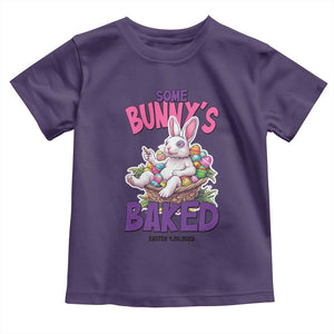 Happy 420 Easter Toddler T Shirt Bunny Funny Weed Smoking Rabbit Cannabis 4/20 Day TS02 Purple Print Your Wear
