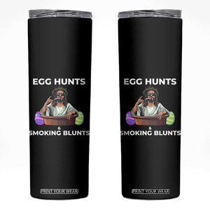 Happy 420 Easter Skinny Tumbler Blunt Stoner TS02 Black Print Your Wear