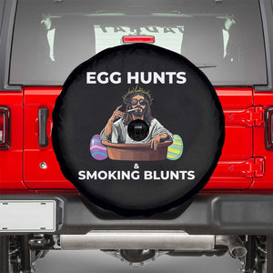 Happy 420 Easter Spare Tire Cover Blunt Stoner TS02 Black Print Your Wear