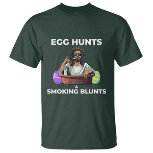 Happy 420 Easter T Shirt Blunt Stoner TS02 Dark Forest Green Print Your Wear