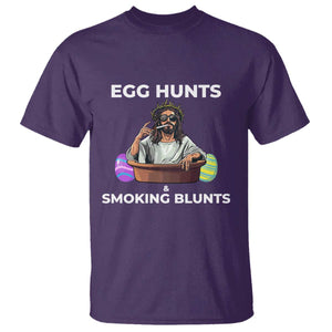 Happy 420 Easter T Shirt Blunt Stoner TS02 Purple Print Your Wear