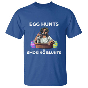 Happy 420 Easter T Shirt Blunt Stoner TS02 Royal Blue Print Your Wear