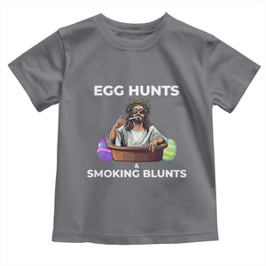 Happy 420 Easter Toddler T Shirt Blunt Stoner TS02 Charcoal Print Your Wear