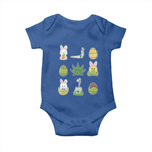 Happy 420 Easter Baby Onesie TS02 Royal Blue Print Your Wear
