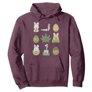 Happy 420 Easter Hoodie TS02 Maroon Print Your Wear