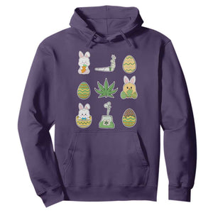Happy 420 Easter Hoodie TS02 Purple Print Your Wear