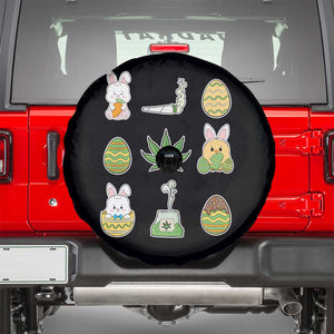 Happy 420 Easter Spare Tire Cover TS02 Black Print Your Wear