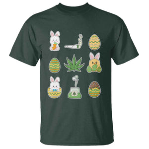 Happy 420 Easter T Shirt TS02 Dark Forest Green Print Your Wear