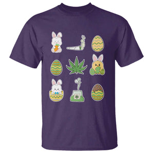Happy 420 Easter T Shirt TS02 Purple Print Your Wear