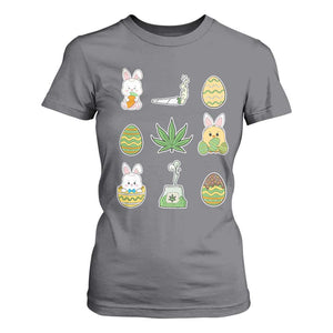 Happy 420 Easter T Shirt For Women TS02 Charcoal Print Your Wear