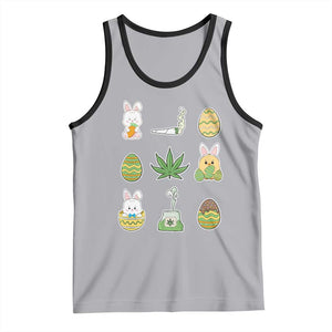 Happy 420 Easter Tank Top TS02 Athletic Heather Black Print Your Wear