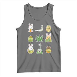 Happy 420 Easter Tank Top TS02 Black Heather Print Your Wear