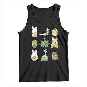 Happy 420 Easter Tank Top TS02 Black Print Your Wear