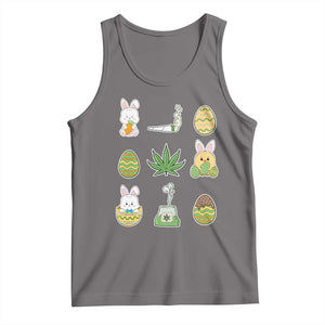 Happy 420 Easter Tank Top TS02 Deep Heather Print Your Wear