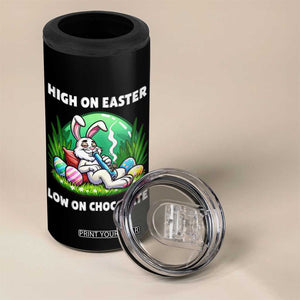 Happy 420 Easter 4 in 1 Can Cooler Tumbler Funny Bunny Marijuana Cannabis Weed TS02 Print Your Wear