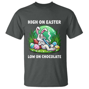 Happy 420 Easter T Shirt Funny Bunny Marijuana Cannabis Weed TS02 Dark Heather Print Your Wear