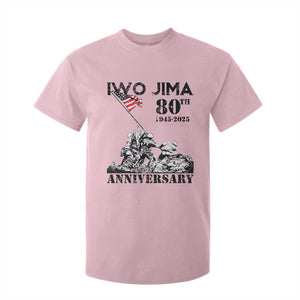 Iwo Jima WWII Veteran T Shirt For Kid 80th Anniversary 4th of July US Flag TS02 Light Pink Print Your Wear
