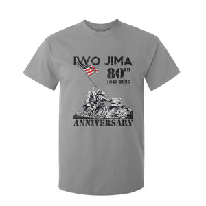 Iwo Jima WWII Veteran T Shirt For Kid 80th Anniversary 4th of July US Flag TS02 Sport Gray Print Your Wear