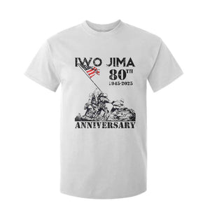 Iwo Jima WWII Veteran T Shirt For Kid 80th Anniversary 4th of July US Flag TS02 White Print Your Wear
