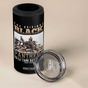761st Tank Battalion Tribute 4 in 1 Can Cooler Tumbler Black Panthers WW2 Heroes TS02 Print Your Wear