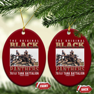 761st Tank Battalion Tribute Ceramic Ornament Black Panthers WW2 Heroes TS02 Print Your Wear