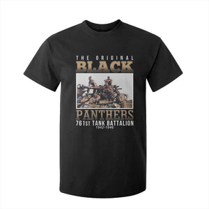 761st Tank Battalion Tribute T Shirt For Kid Black Panthers WW2 Heroes TS02 Black Print Your Wear