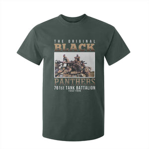 761st Tank Battalion Tribute T Shirt For Kid Black Panthers WW2 Heroes TS02 Dark Forest Green Print Your Wear
