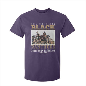 761st Tank Battalion Tribute T Shirt For Kid Black Panthers WW2 Heroes TS02 Purple Print Your Wear