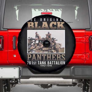 761st Tank Battalion Tribute Spare Tire Cover Black Panthers WW2 Heroes TS02 Black Print Your Wear