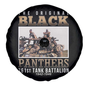 761st Tank Battalion Tribute Spare Tire Cover Black Panthers WW2 Heroes TS02 Print Your Wear