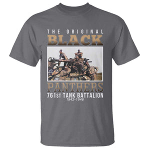 761st Tank Battalion Tribute T Shirt Black Panthers WW2 Heroes TS02 Charcoal Print Your Wear